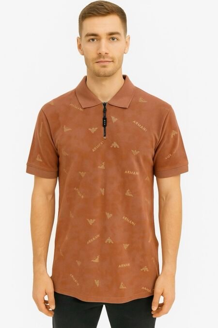 Half Zipper Polo T-Shirt
