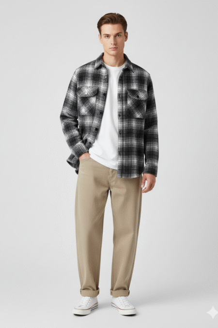 Brushed Checks Shirt