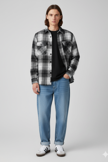 Brushed Checks Shirt