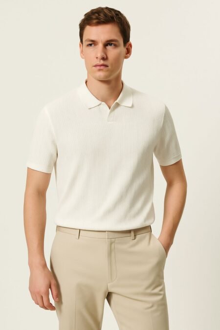 Designer Knitted Polo T-Shirt 1