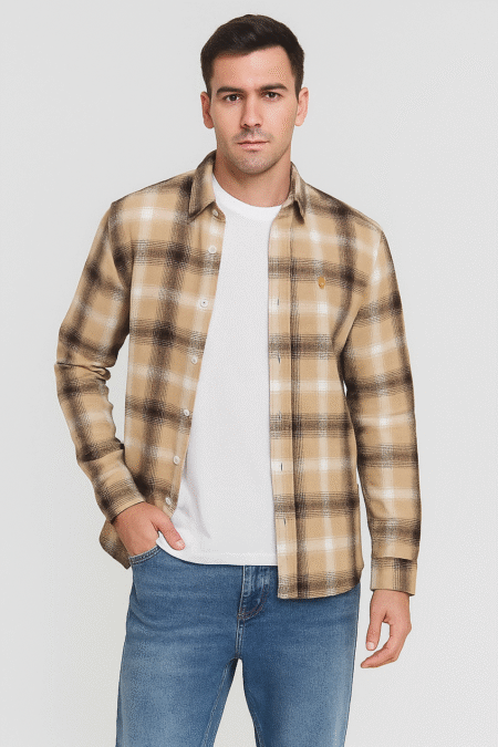 Brushed Checked Shirt