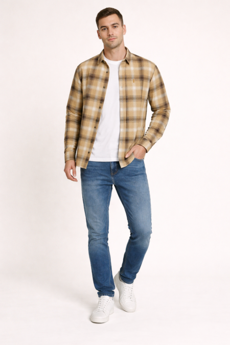 Brushed Checked Shirt