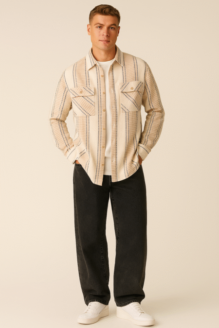 Double Pockets Cargo Shirt