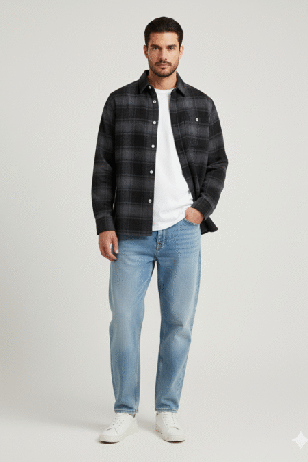 Brushed Checks Shirt