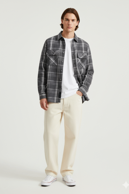 Double Pockets Cargo Shirt