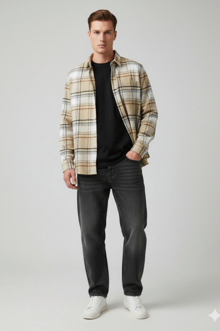 Brushed Checks Shirt