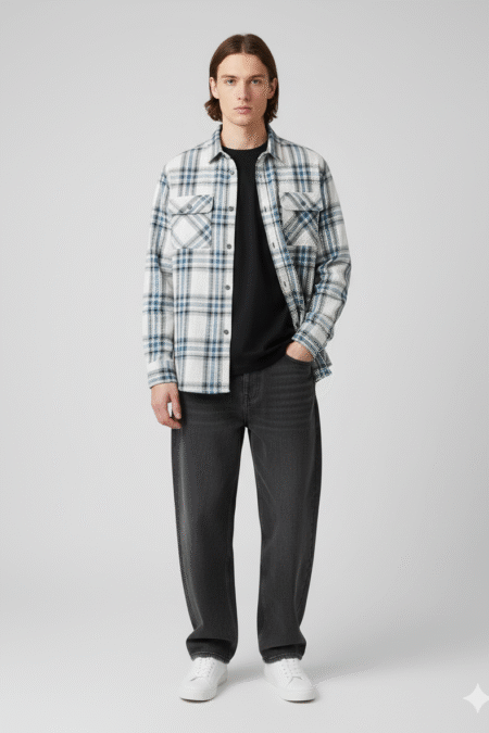Double Pockets Cargo Shirt