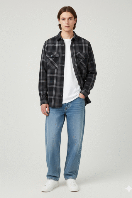 Double Pockets Cargo Shirt