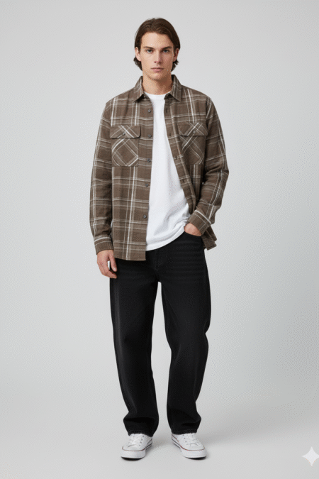 Double Pockets Cargo Shirt