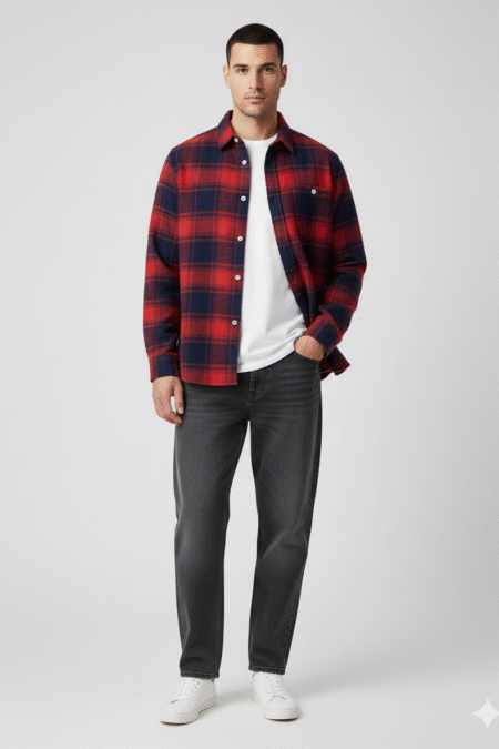 Brushed Checks Shirt