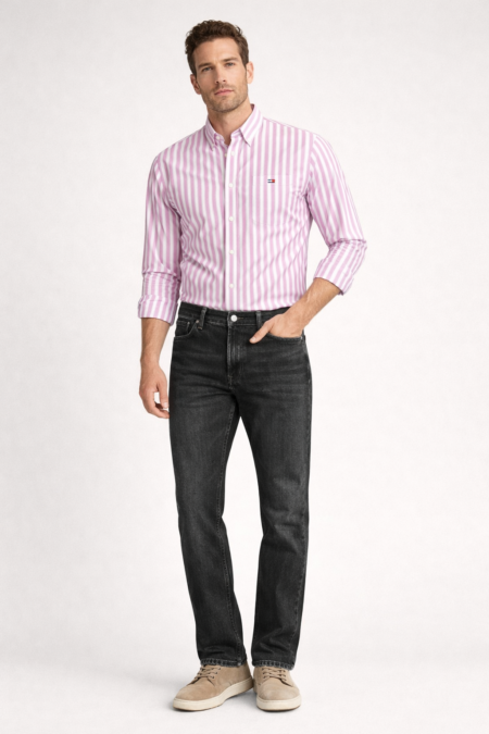 Men’s Premium Oxford Striped Shirt