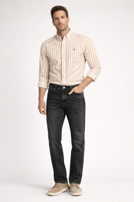 Men’s Premium Oxford Striped Shirt
