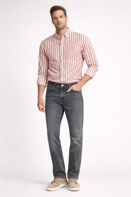 Men’s Premium Oxford Striped Shirt